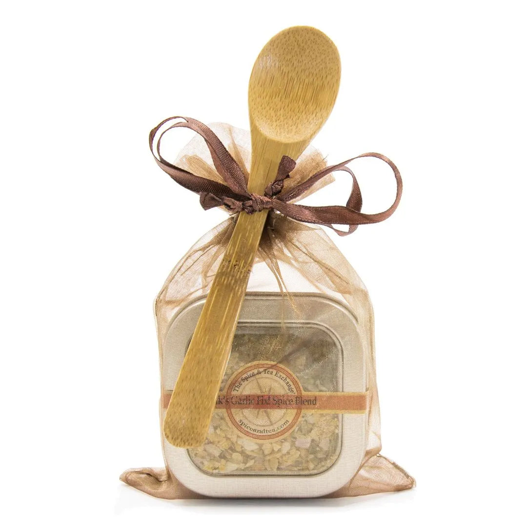 Vik's Garlic Fix Spice Blend - Spice Tin with Spoon